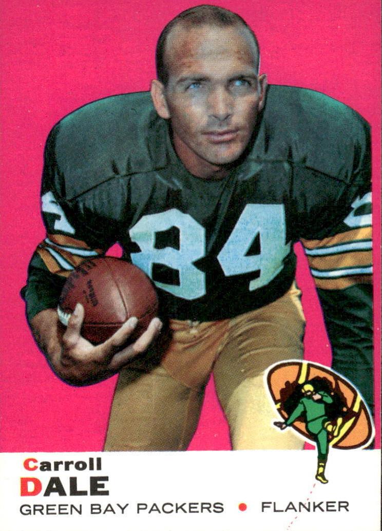 1969 Topps Football Carroll Dale #77