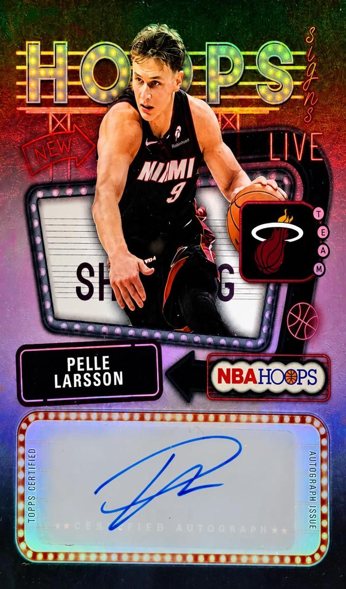 2025 Topps NBA Hoops Basketball Pelle Larsson #HS-PL