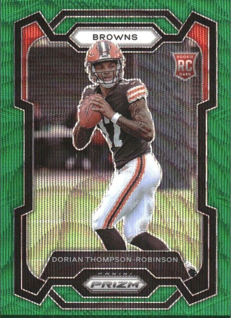 2023 Panini Prizm Football Green Wave Dorian Thompson-Robinson #322 PSA 10