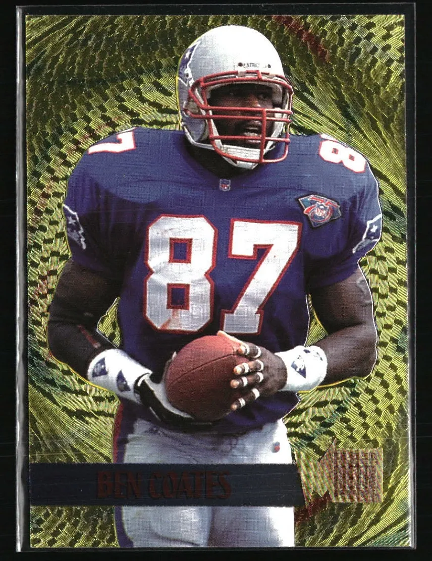 1995 Fleer Metal Football Ben Coates #4