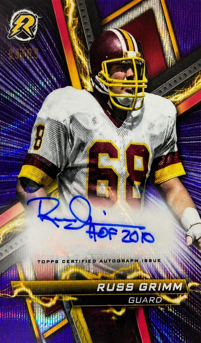 2023 Topps Composite Football Purple Surge Russ Grimm #RA-RGU