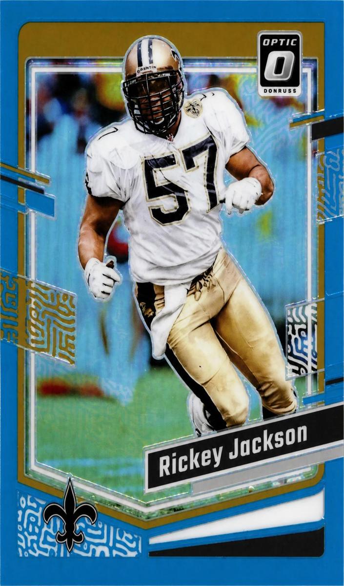 2023 Donruss Optic Football Aqua Rickey Jackson #138
