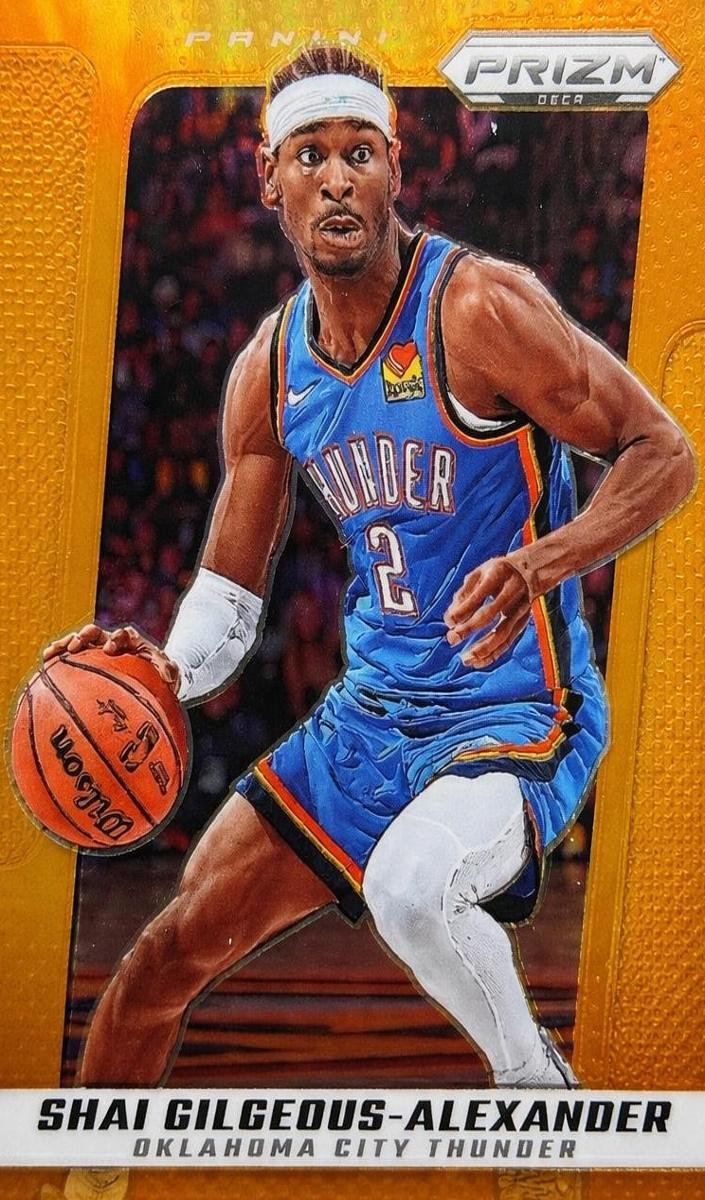 2024 Panini Prizm Deca Basketball Orange Shai Gilgeous-Alexander #13
