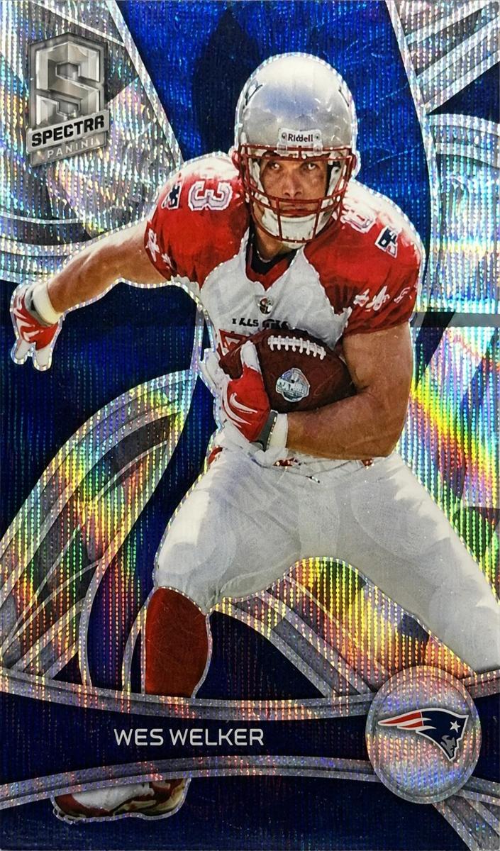 2022 Panini Spectra Football Wave Wes Welker #116