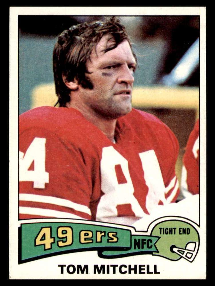 1975 Topps Football Tom Mitchell #195