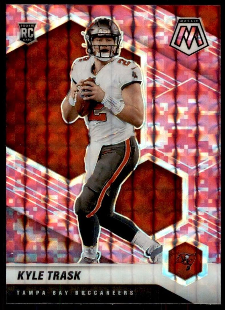 2021 Panini Mosaic Football Camo Pink Kyle Trask #309 PSA 9