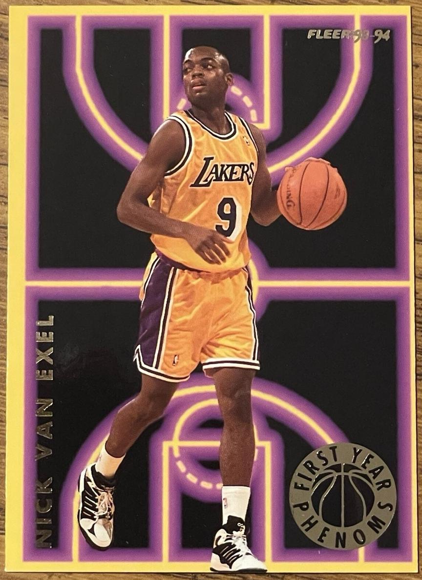 1993 Fleer Basketball Nick Van Exel #9