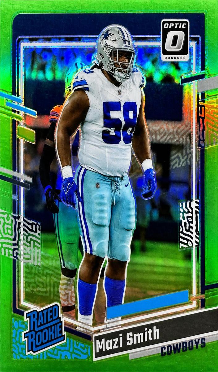2023 Donruss Optic Football Lime Green Mazi Smith #228 PSA 8.5