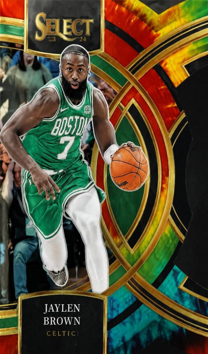 2023 Panini Select Basketball Tie-Dye Die-Cut Jaylen Brown #179