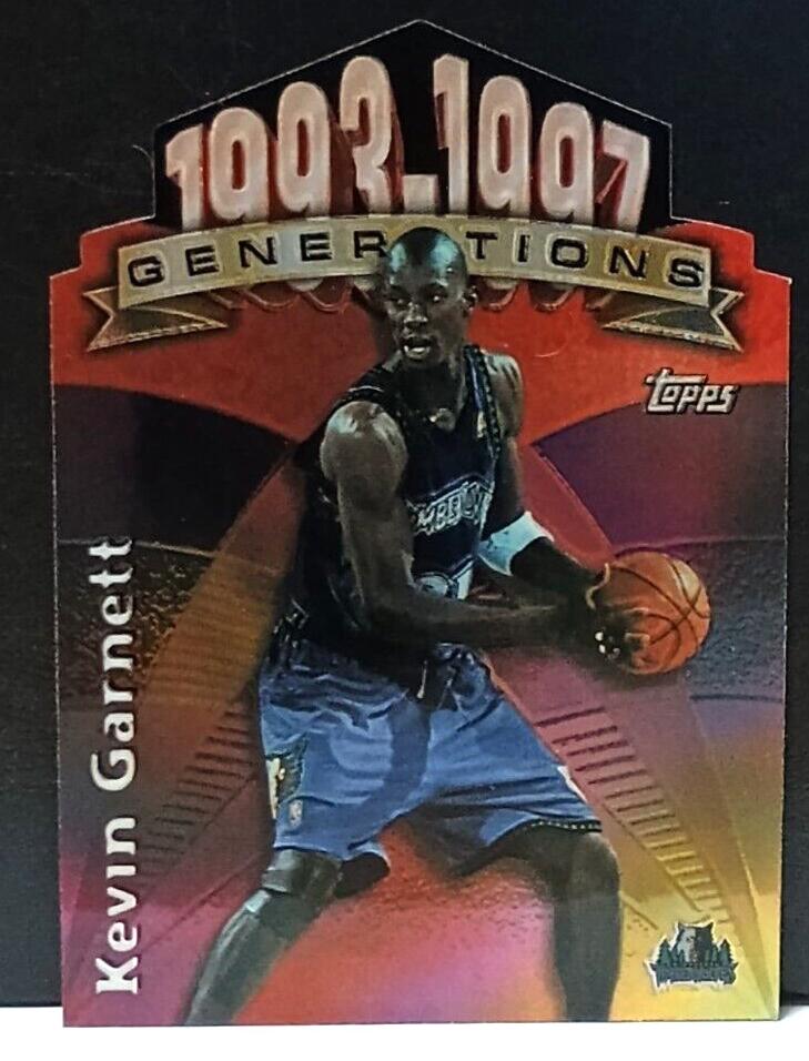 1997 Topps Basketball Kevin Garnett #G23 BGS 9