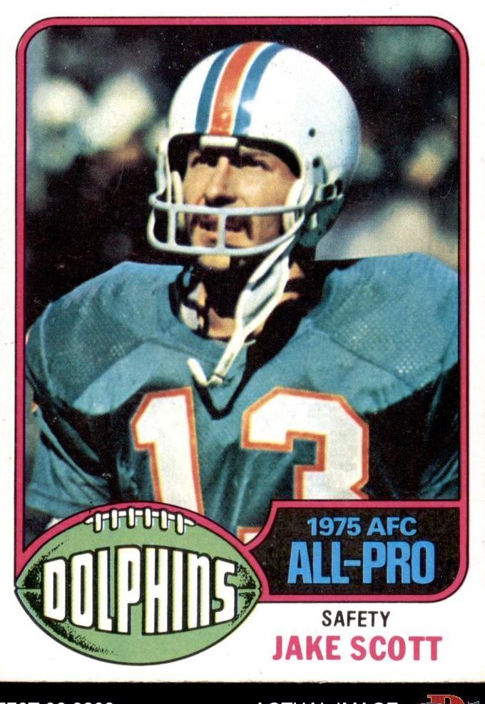 1976 Topps Football Jake Scott #120