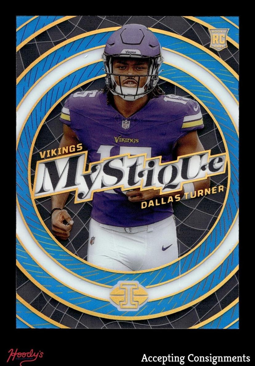 2024 Panini Illusions Football Light Blue Dallas Turner #32