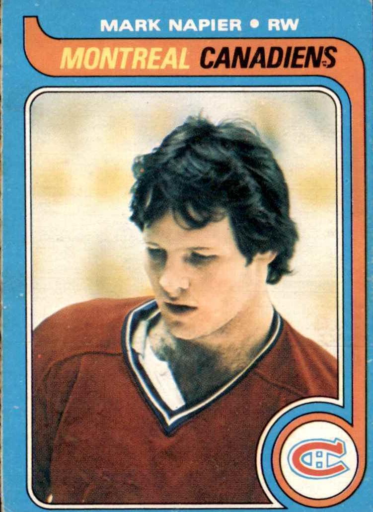 1979 O-Pee-Chee Hockey Mark Napier #222 PSA 8
