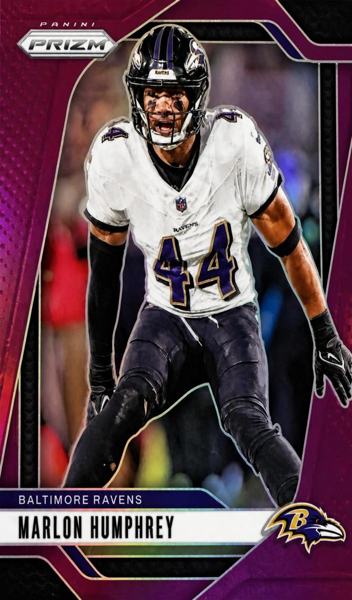 2024 Panini Prizm Football Purple Marlon Humphrey #24