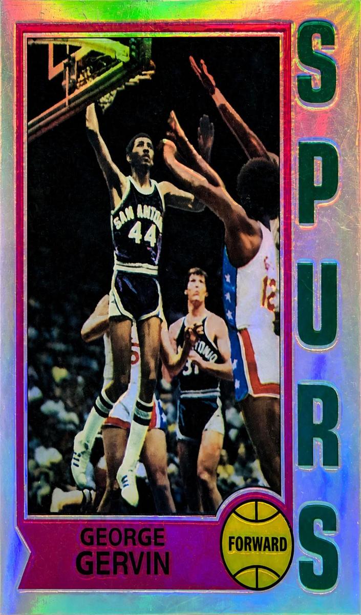 1996 Topps Stadium Club Basketball Refractor George Gervin #18