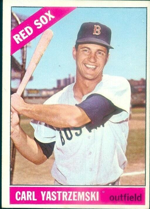 1966 Topps Baseball Carl Yastrzemski #70 PSA 8