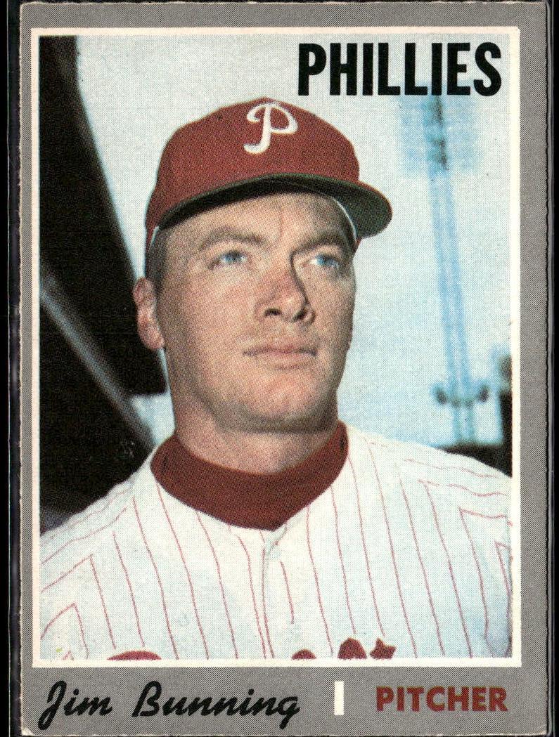 1970 O-Pee-Chee Baseball Jim Bunning #403 PSA 8