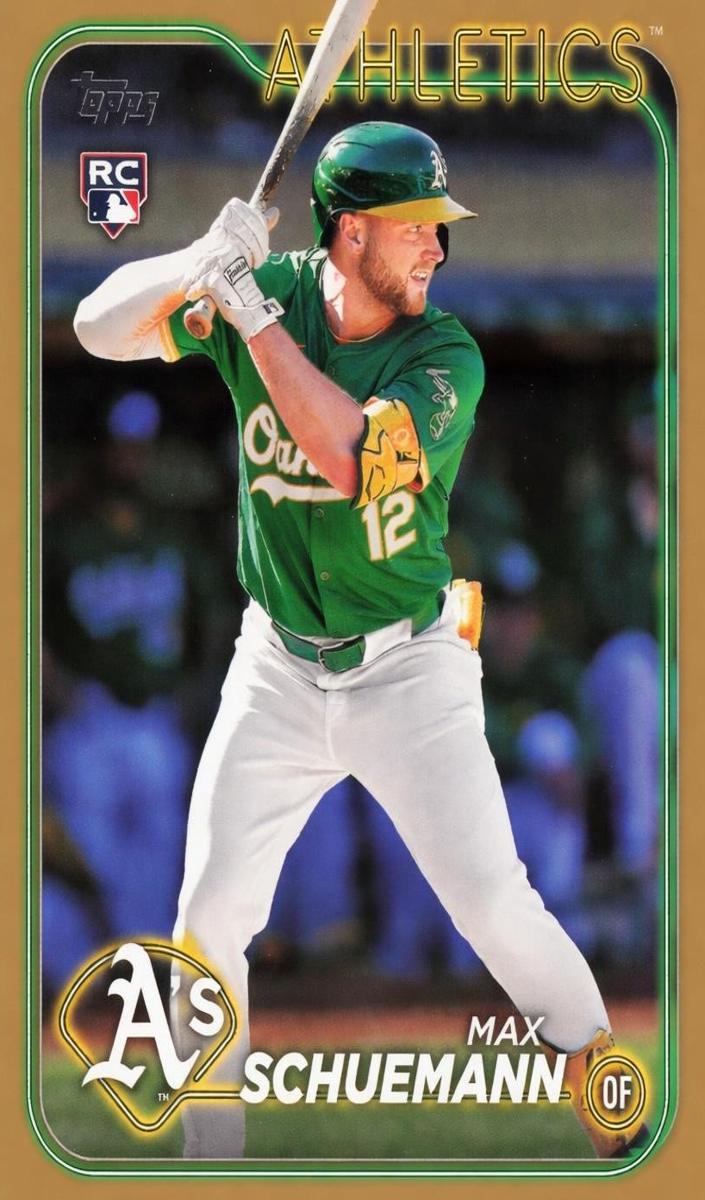 2024 Topps Update Baseball Gold Max Schuemann #US220
