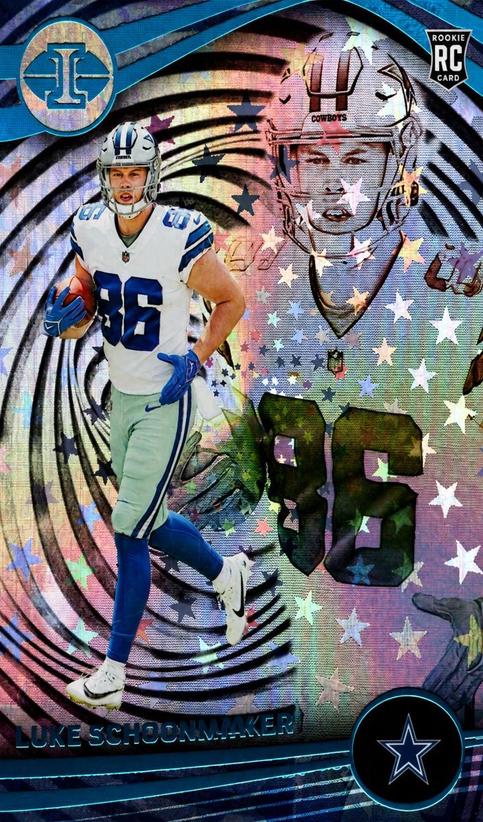 2023 Panini Illusions Football Trophy Collection Starlight Luke Schoonmaker #30