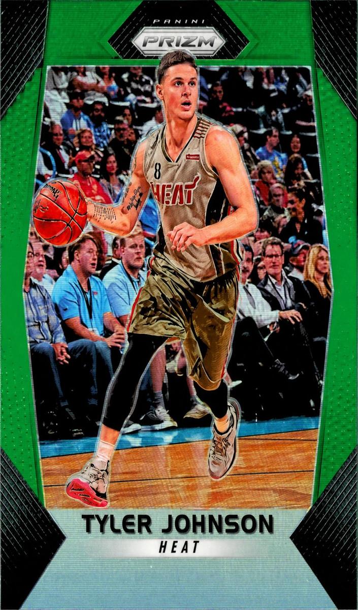 2017 Panini Prizm Basketball Green Tyler Johnson #56