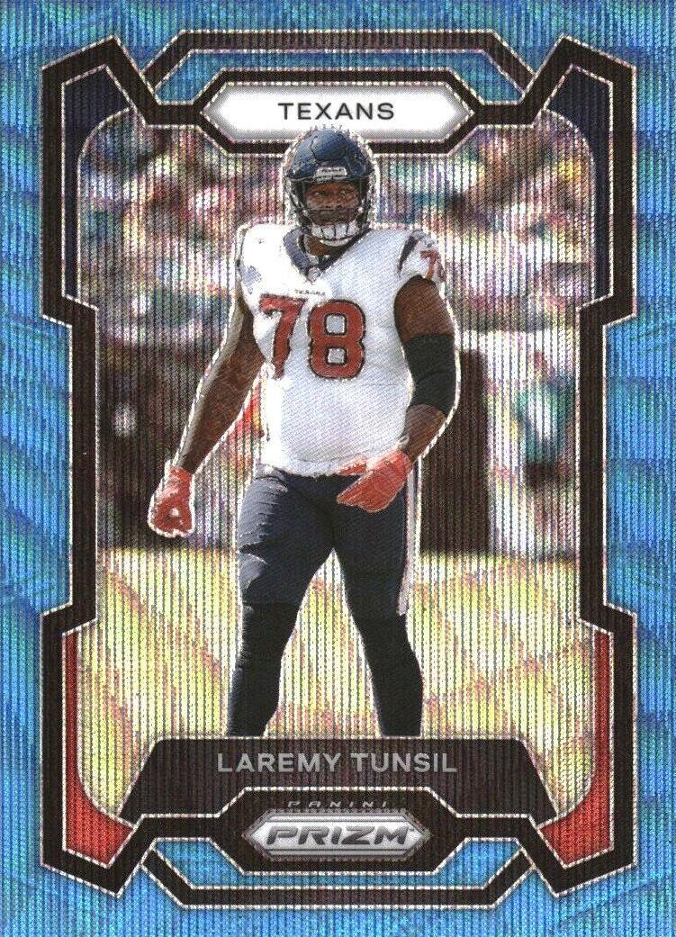 2023 Panini Prizm Football Blue Wave Laremy Tunsil #122