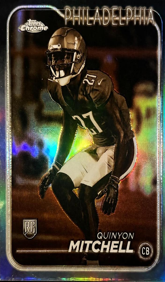 2024 Topps Chrome Football Sepia Refractor Quinyon Mitchell #229