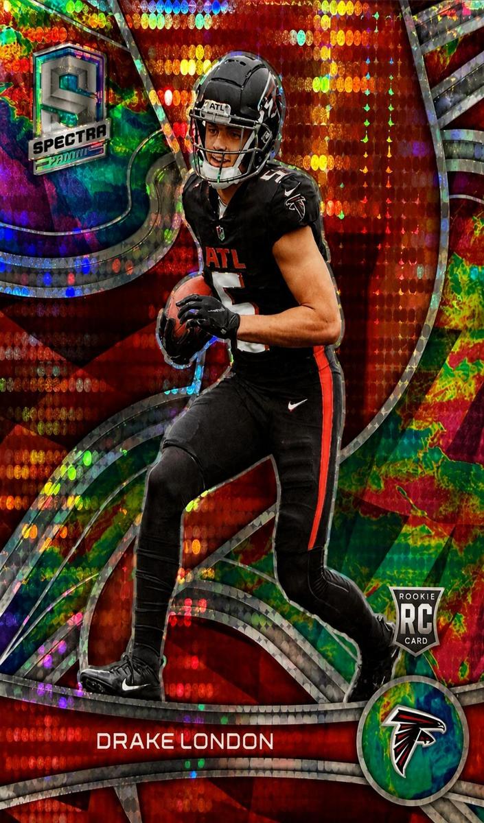 2022 Panini Spectra Football Celestial Drake London #146 PSA 6