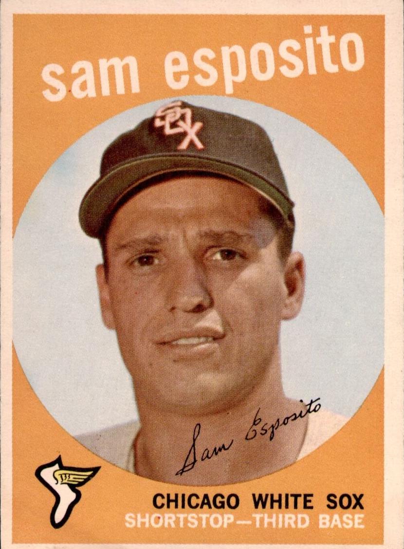 1959 Topps Baseball Sam Esposito #438 PSA 7