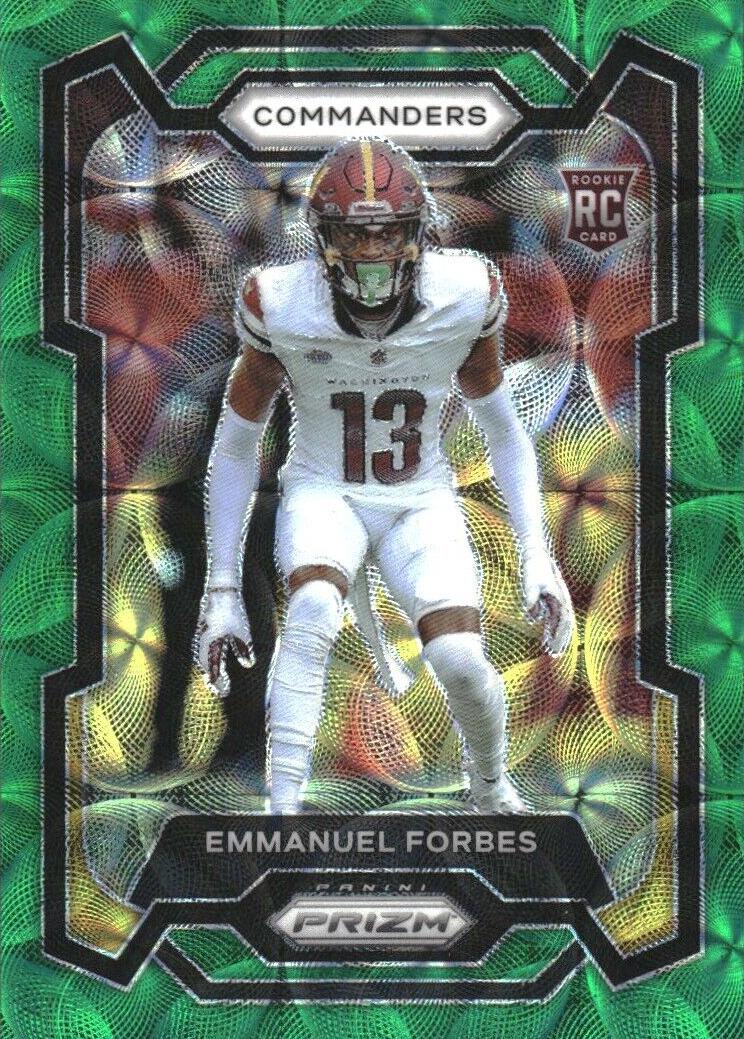2023 Panini Prizm Football Green Scope Emmanuel Forbes #399