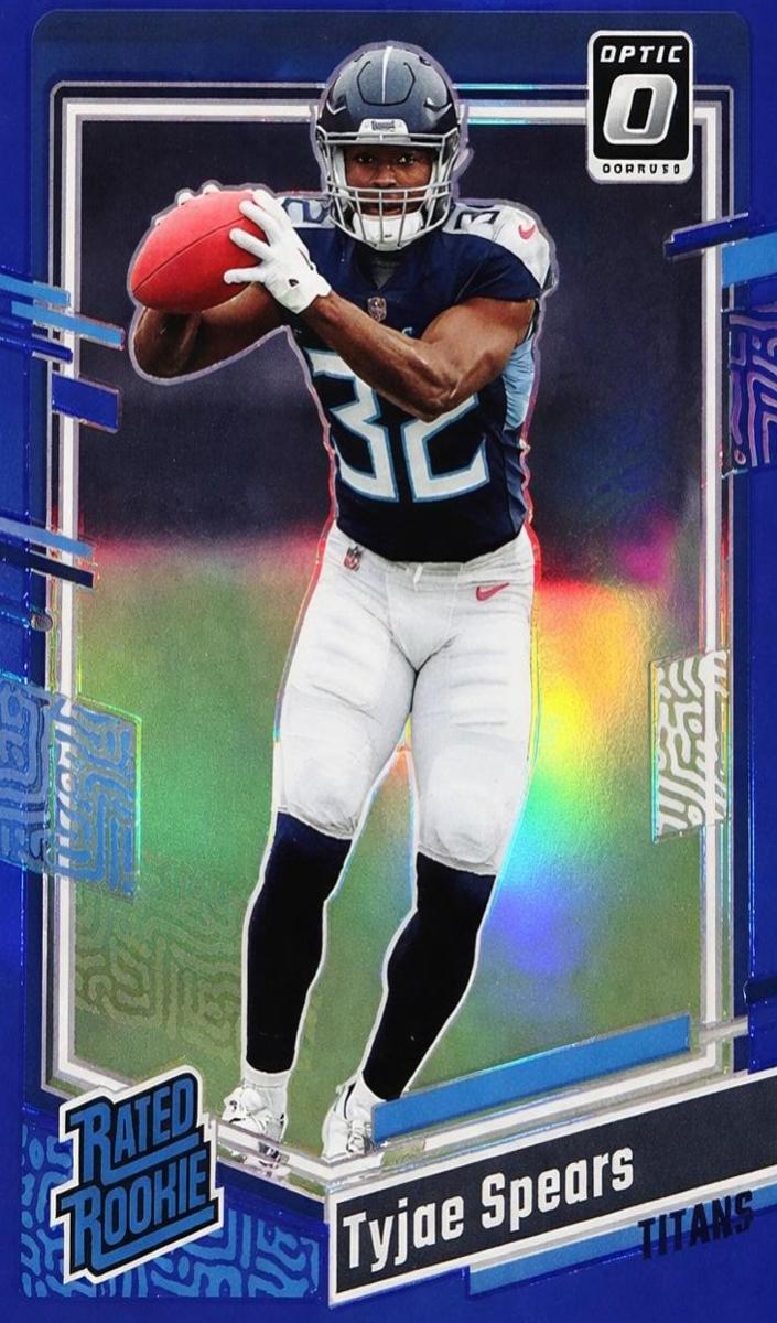 2023 Donruss Optic Football Blue Tyjae Spears #297