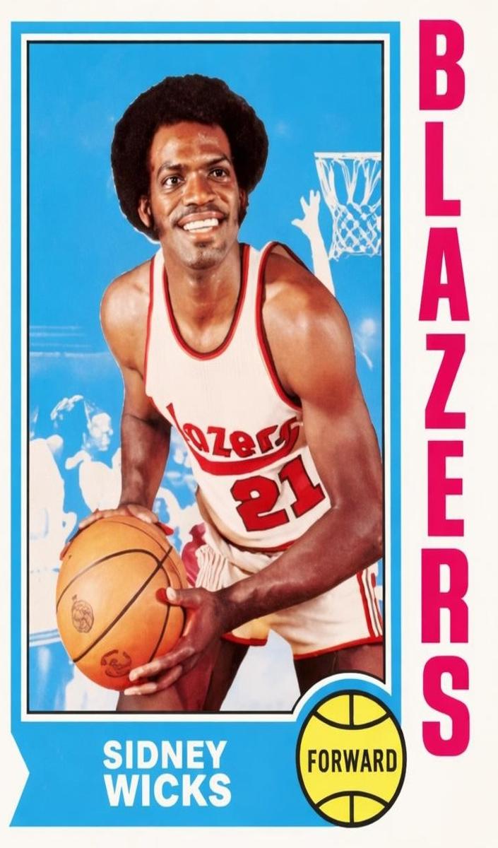 1974 Topps Basketball Sidney Wicks #175 PSA 9