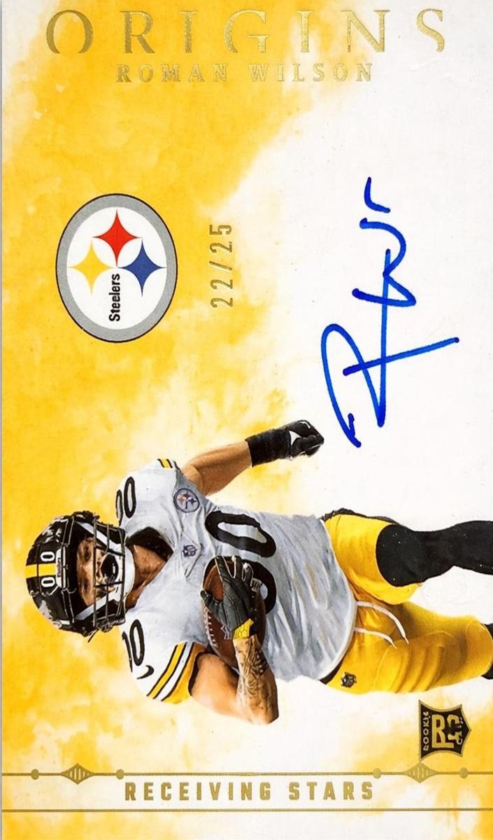2024 Panini Origins Football Roman Wilson #RSS-RWI