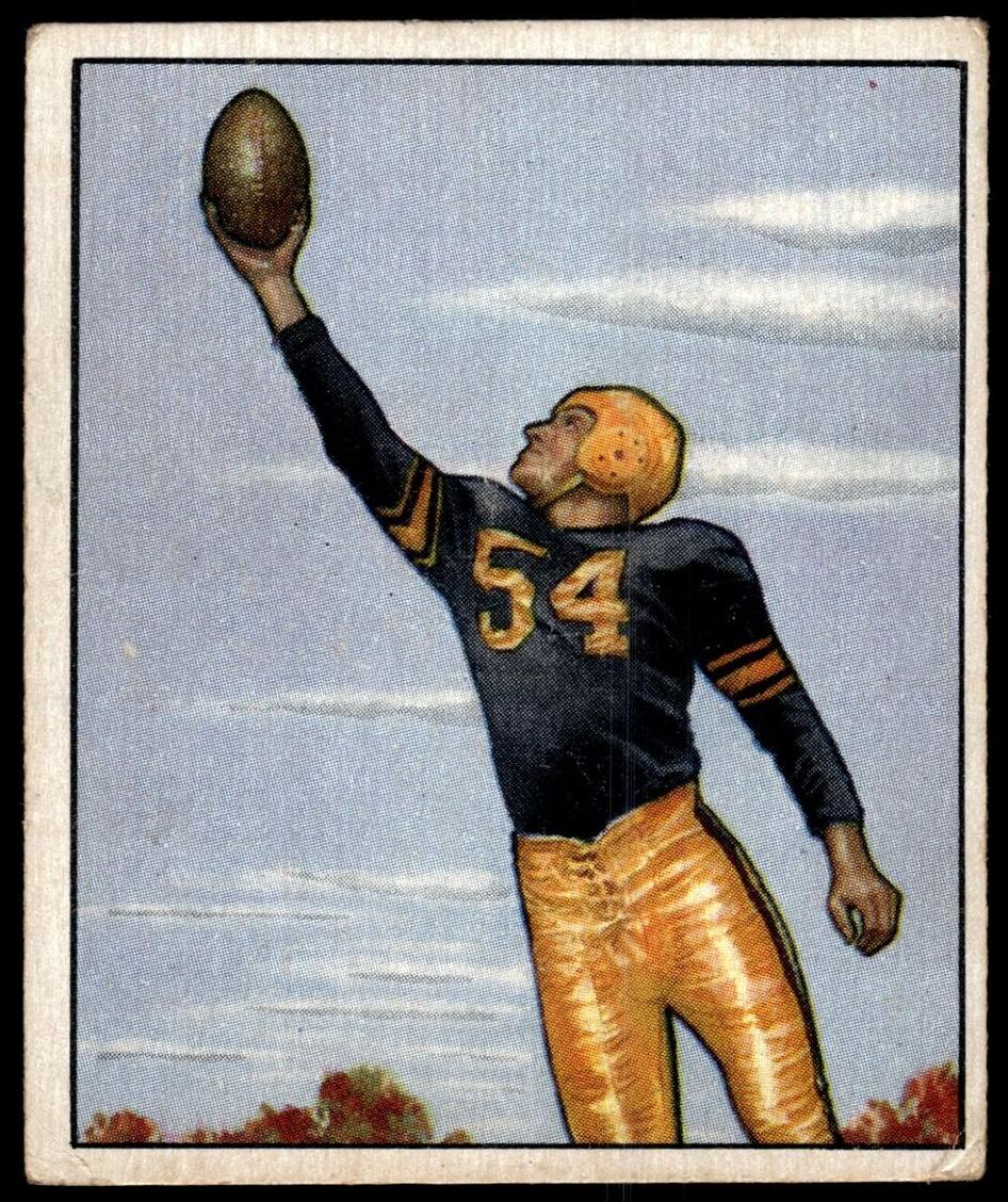 1950 Bowman Football Val Jansante #18 PSA 6