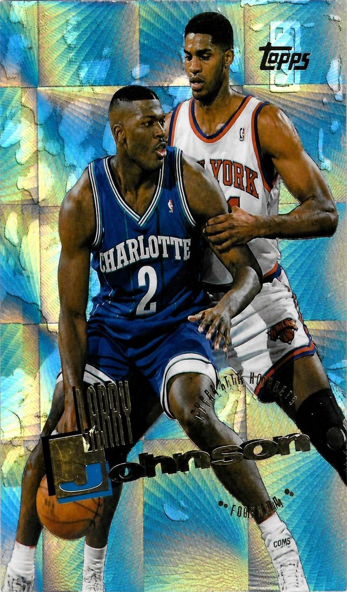1995 Topps Basketball Power Boosters Larry Johnson #280 PSA 9