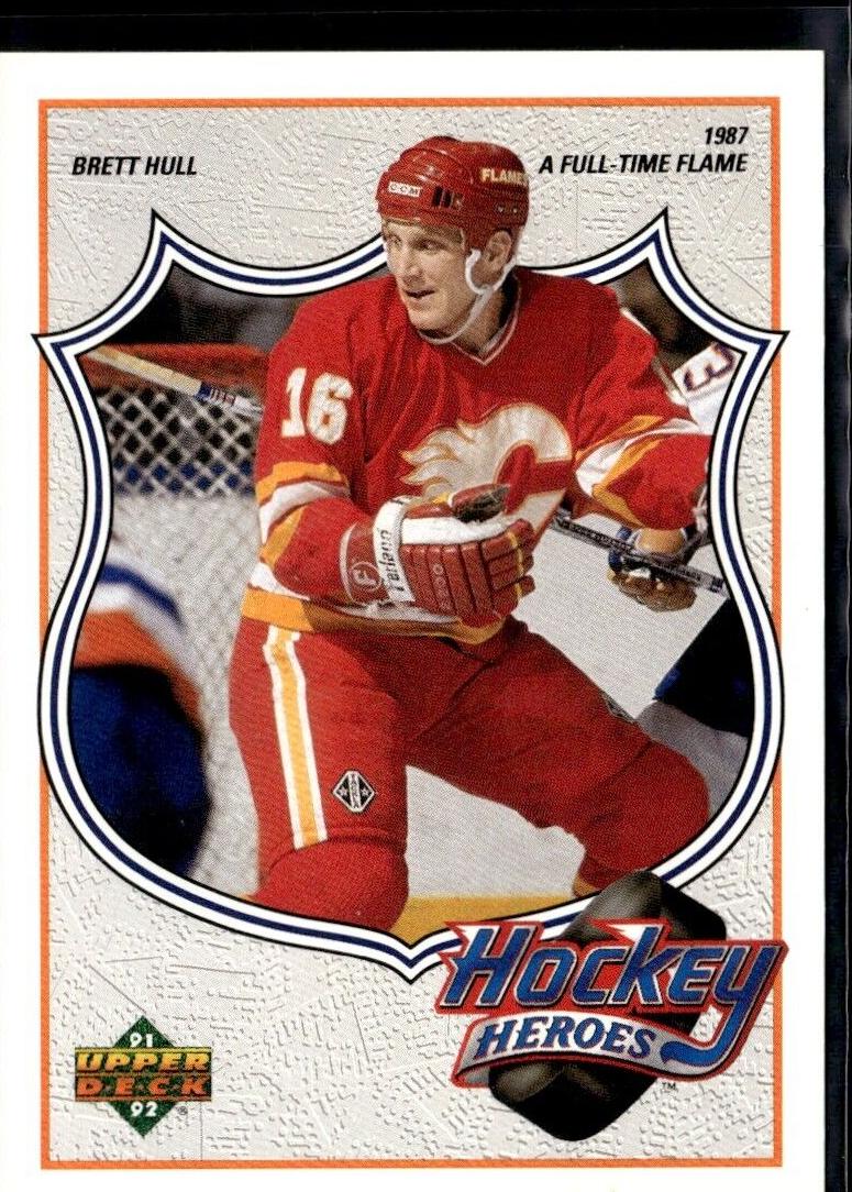 1991 Upper Deck Hockey Brett Hull #5