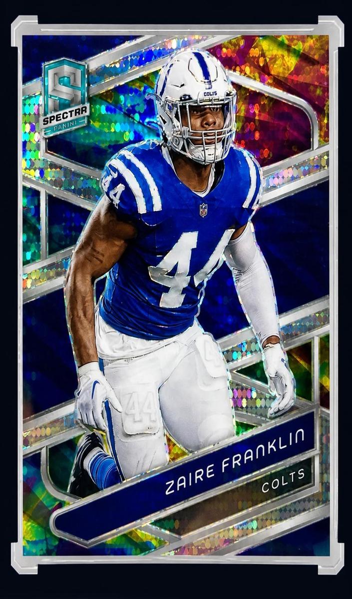 2024 Panini Spectra Football Celestial Zaire Franklin #49