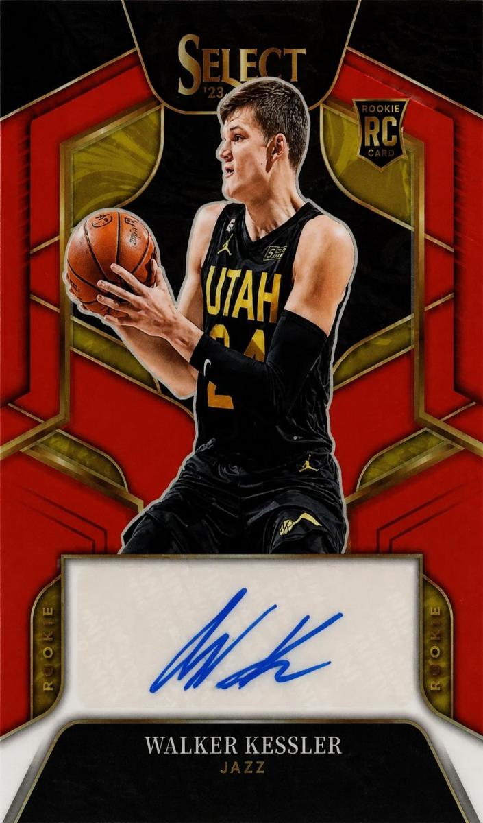 2022 Panini Select Basketball Red Walker Kessler #RS-WKS