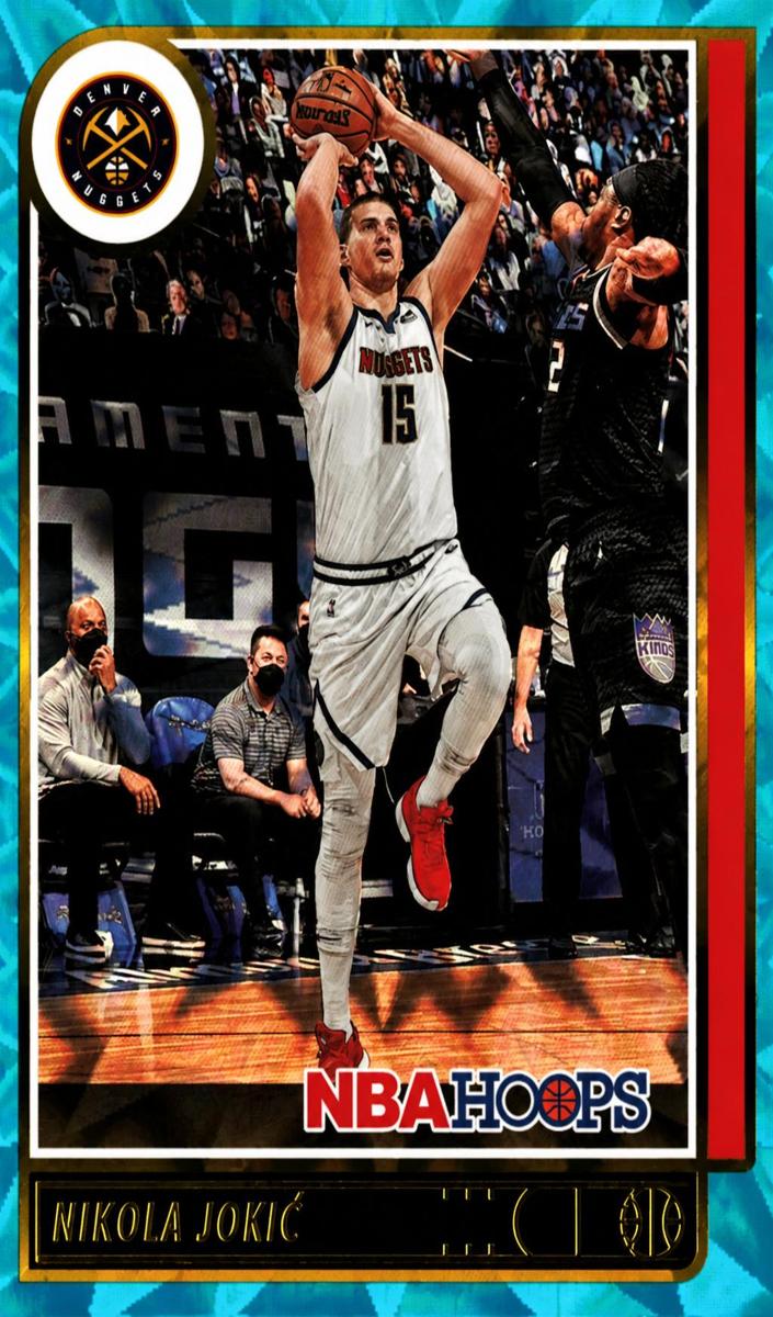 2021 Panini Hoops Basketball Teal Explosion Nikola Jokic #11 SGC 10