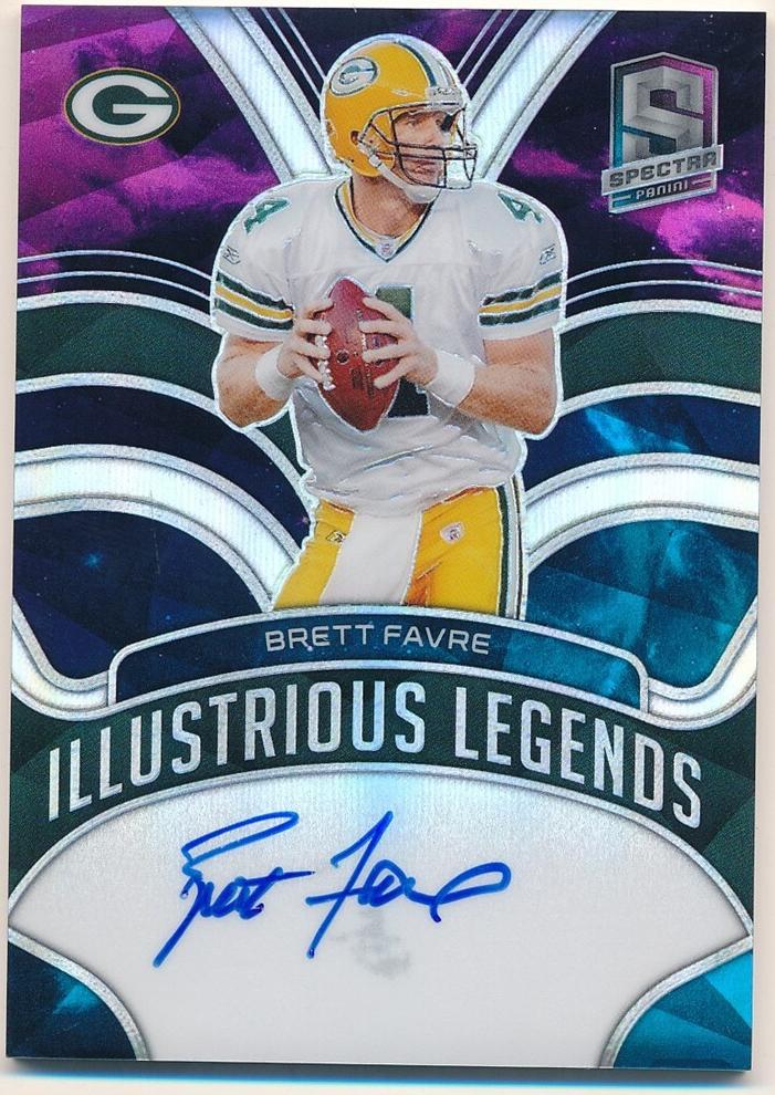 2022 Panini Spectra Football Nebula Brett Favre #ILS-BFA