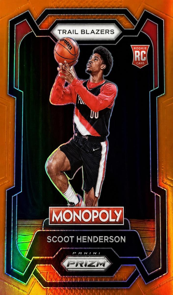 2023 Panini Prizm Monopoly Basketball Orange Scoot Henderson #75