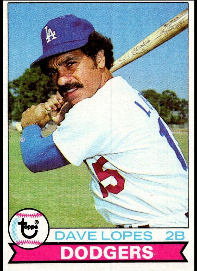 1979 Topps Baseball Dave Lopes #290 PSA 9