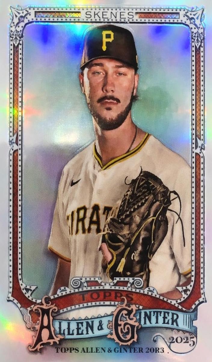 2025 Topps Allen & Ginter Baseball Refractor Paul Skenes #128