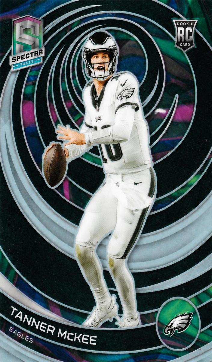2023 Panini Spectra Football Neon Marble Tanner McKee #192