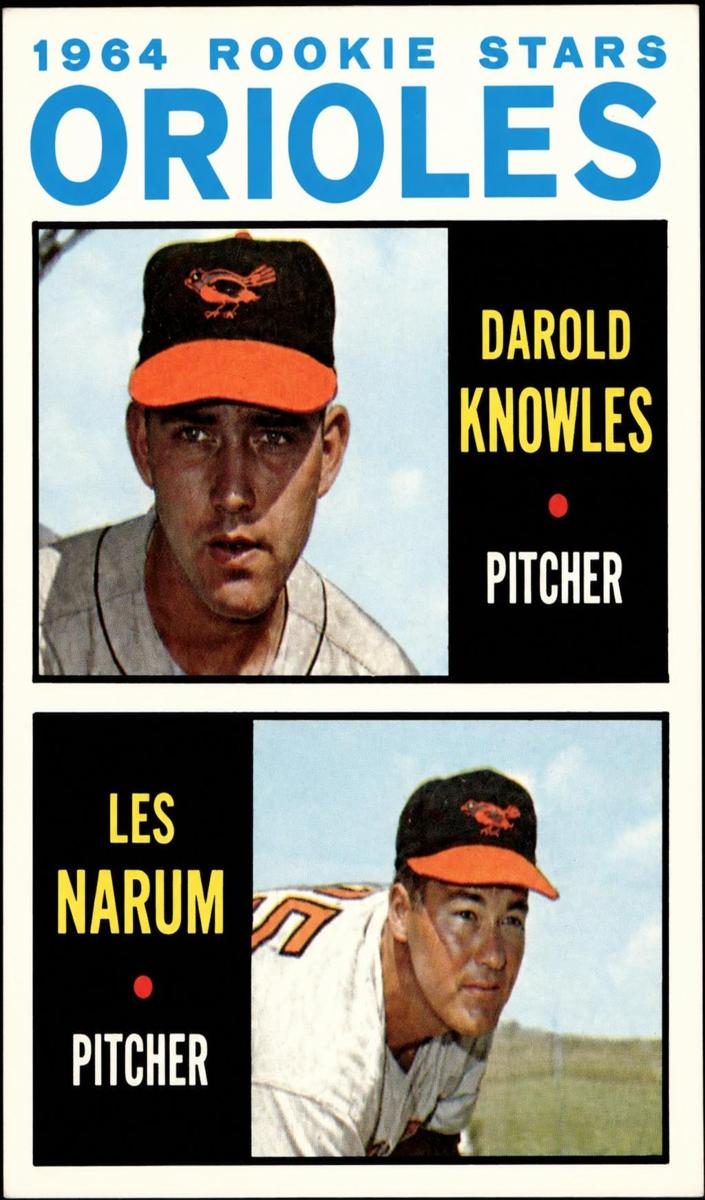 1964 Topps Baseball Orioles Rookies #418 PSA 8