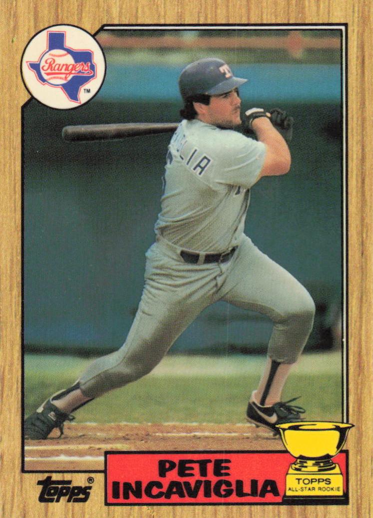 1987 Topps Tiffany Baseball Pete Incaviglia #550
