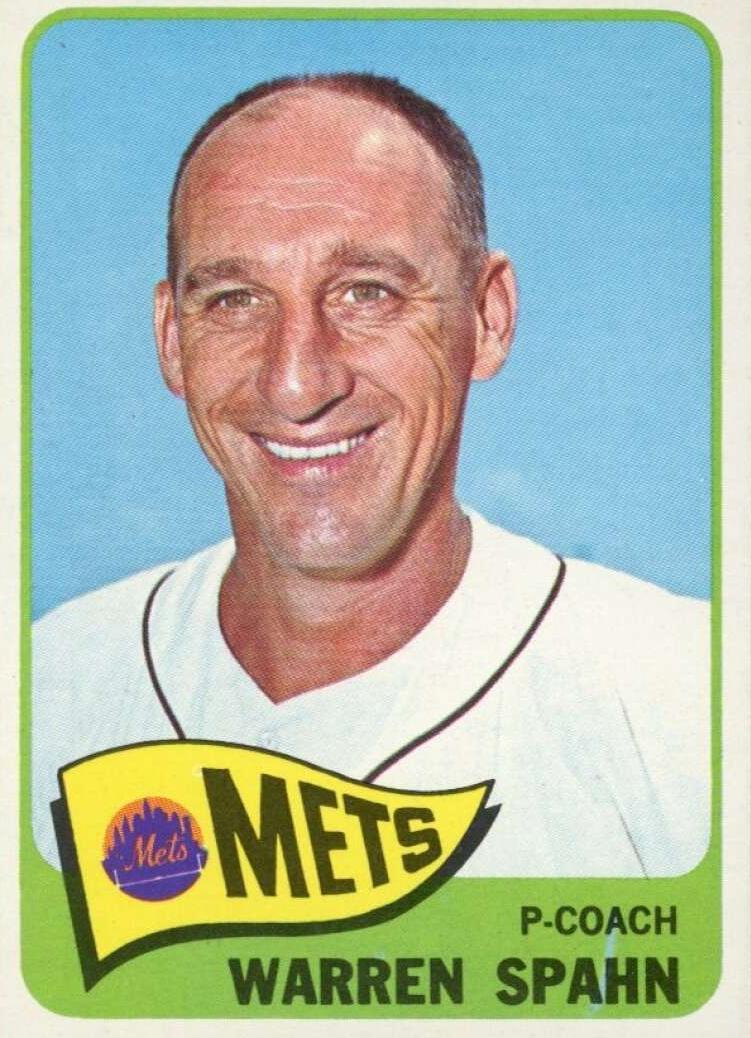 1965 Topps Baseball Warren Spahn #205