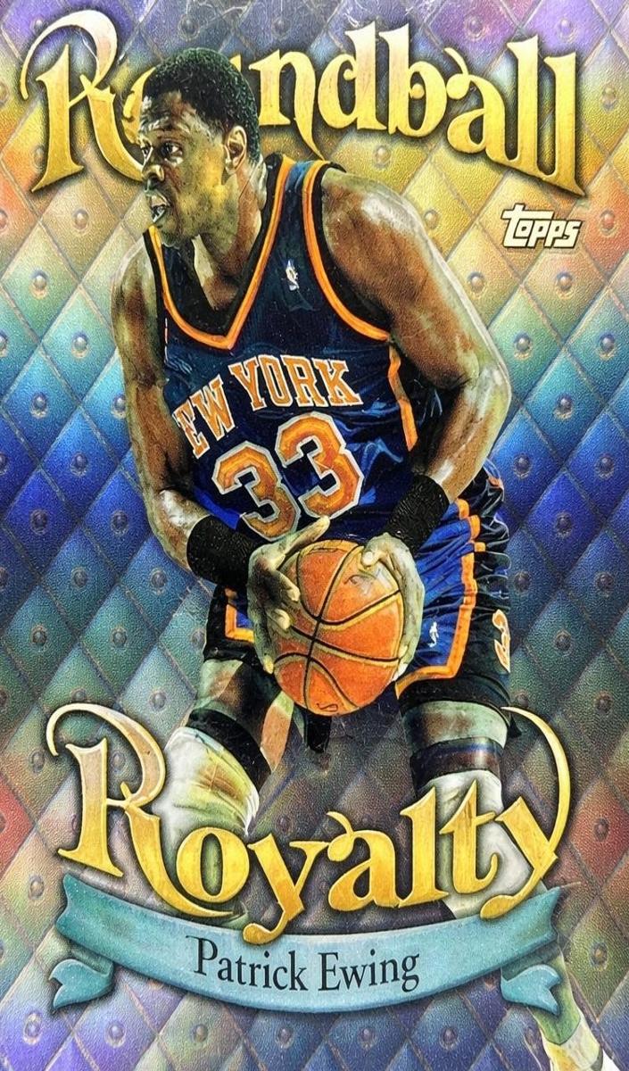 1998 Topps Basketball Refractor Patrick Ewing #R17 PSA 8