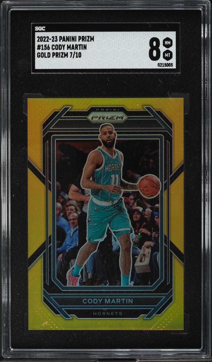 2022 Panini Prizm Basketball Gold Cody Martin #156 SGC 7.5