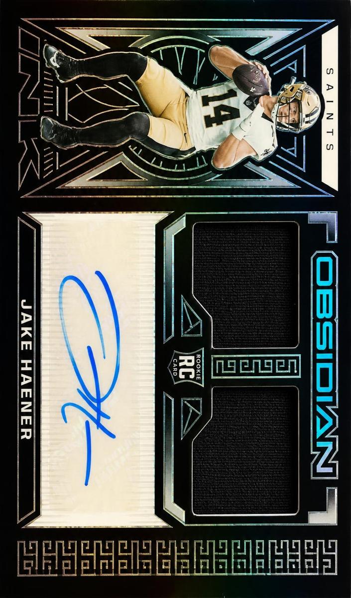 2023 Panini Obsidian Football Jake Haener #RJI-JHA