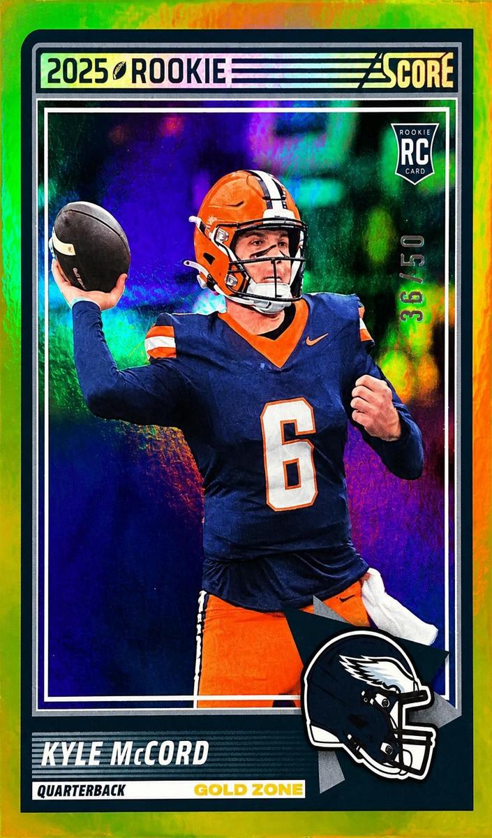 2025 Panini Score Football Gold Zone Kyle McCord #73